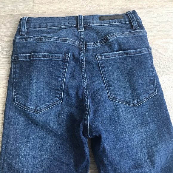 Neon Blonde High Rise Distressed Skinny Jeans - Picture 8 of 13